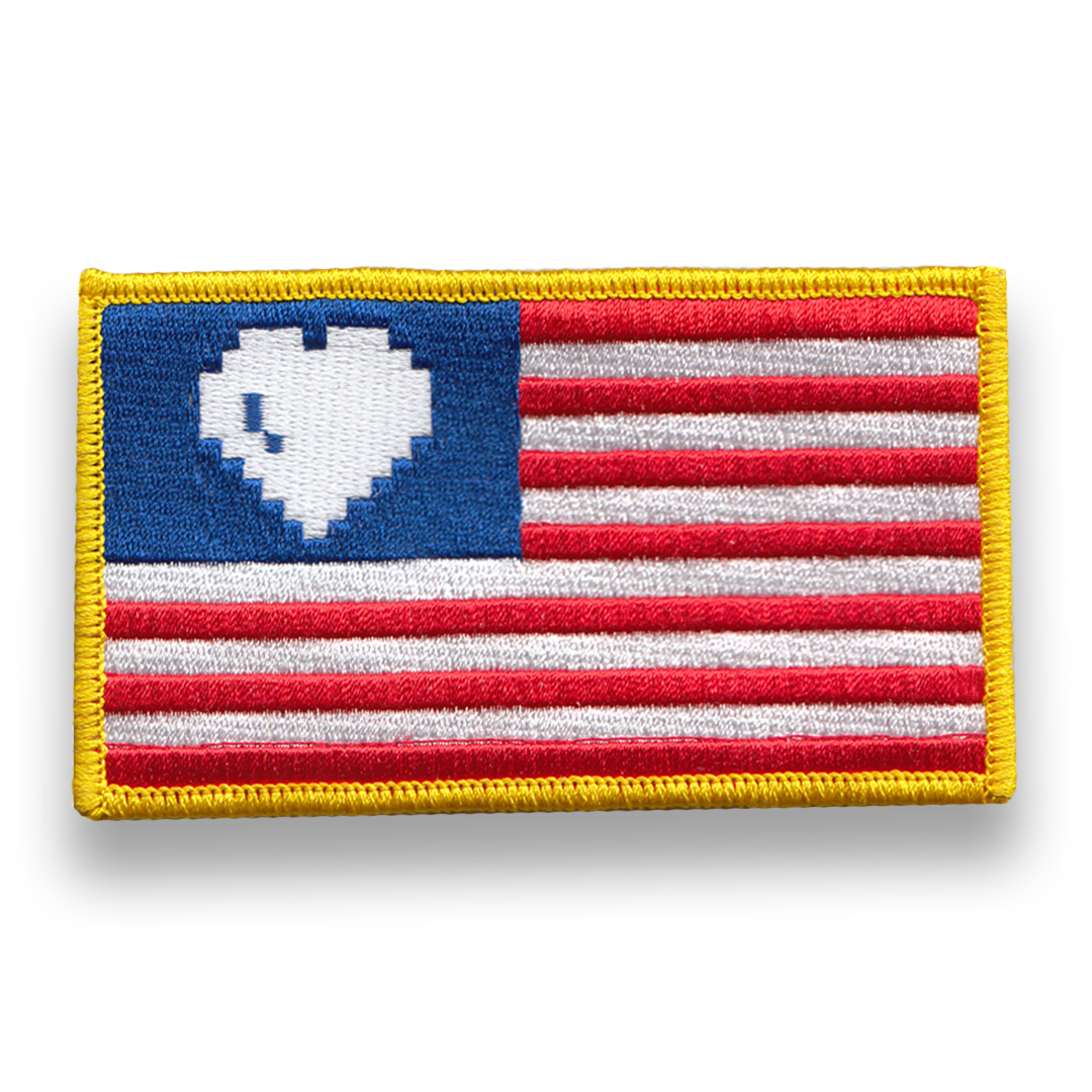 Heart Flag Patch DarkHeartOps