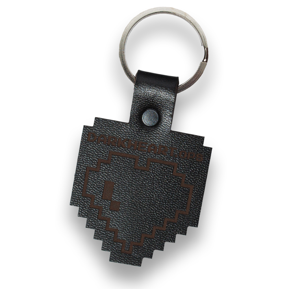Leather Key Ring DarkHeartOps